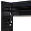 Lit superposé simple avec 4 tiroirs de rangement, rail suspendu, bande lumineuse et tablettes intégrées et panneaux perforés doubles-169377395