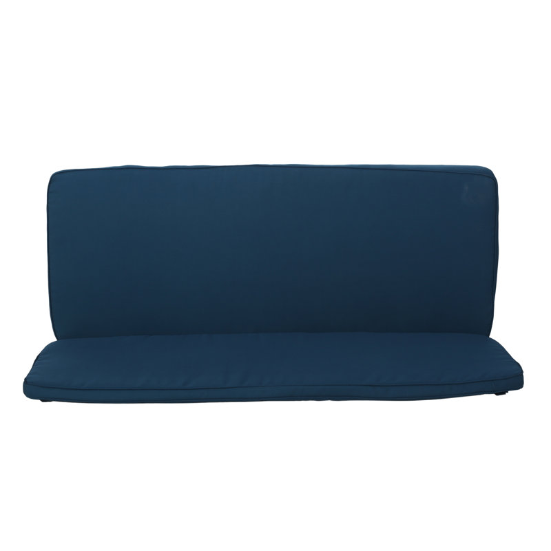 Coussin de siège / dossier d'extérieur Brummett, Bleu sarcelle foncé