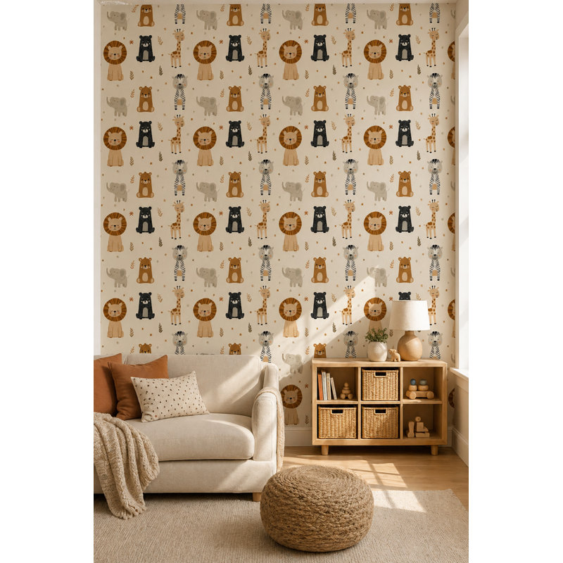 Papier peint de chambre de bébé, Peler et coller