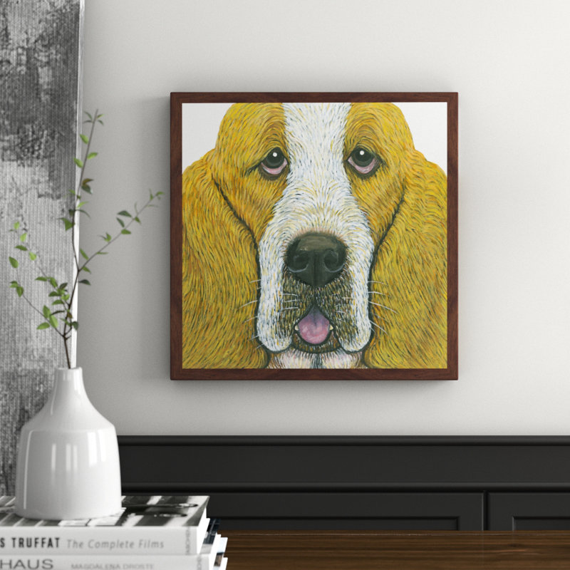 Brenda Booth - Single Picture Frame Painting, 41cm H x 41cm W x 3.81cm D