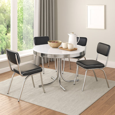 Kimlee 4 - Person Pedestal Dining Set
