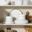24-Piece Porcelain China Dinnerware Set, Service For 8