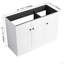 Meuble-lavabo autoportant 48 po et 3 portes d'armoire à fermeture en douceur (emballage KD) - sans le lavabo-434796357