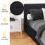 Delvin Upholstered Ottoman Storage Bed-36406150-36406154