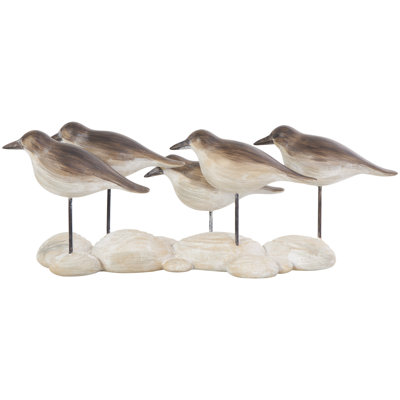 Sculpture brune Hadi Polystone Bird