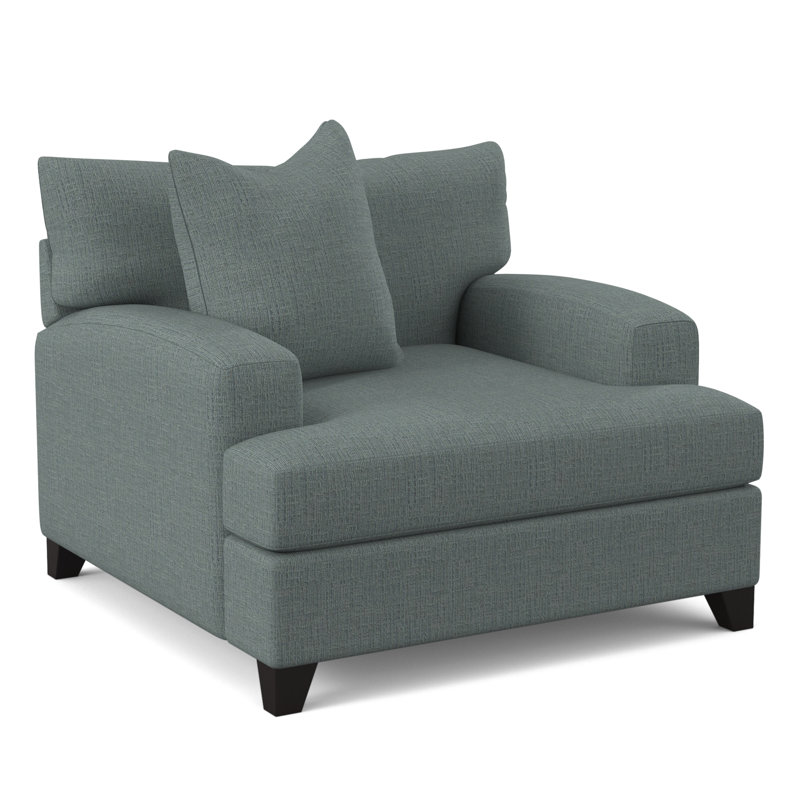 Fauteuil en polyester l 48 po Zani, Chenille aux œufs Heavenly Robins