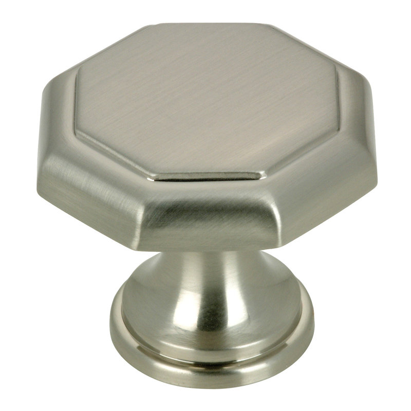 Poignée ronde 1 3/16" de diamètre Expression, Nickel brossé