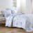 MarCielo 3 Piece Printed Floral Quilt Set Lightweight Bedspread Set BY321-105006710
