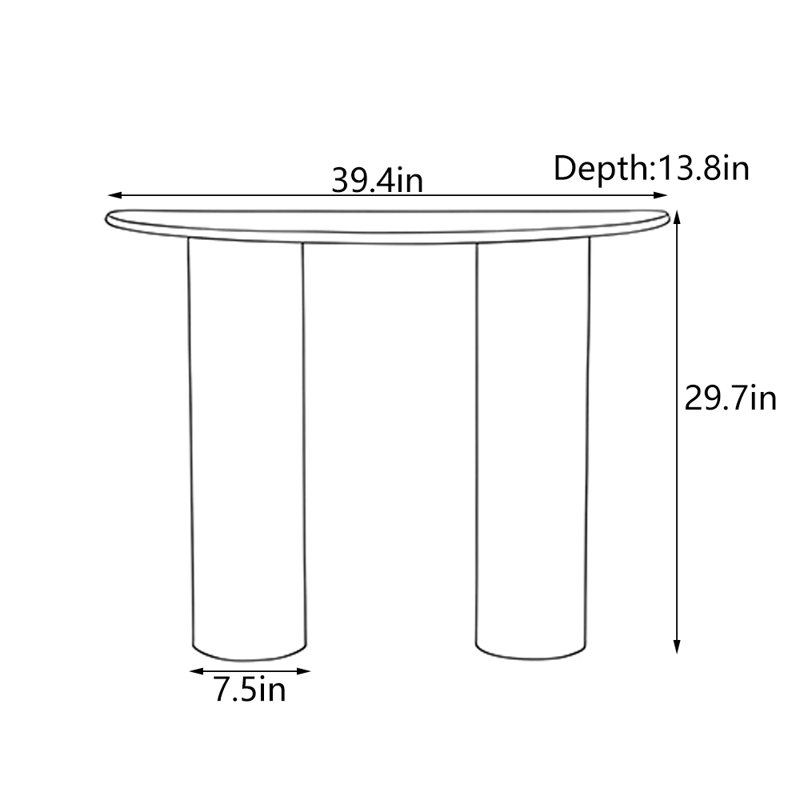 Modern Artistic Creative Console Table