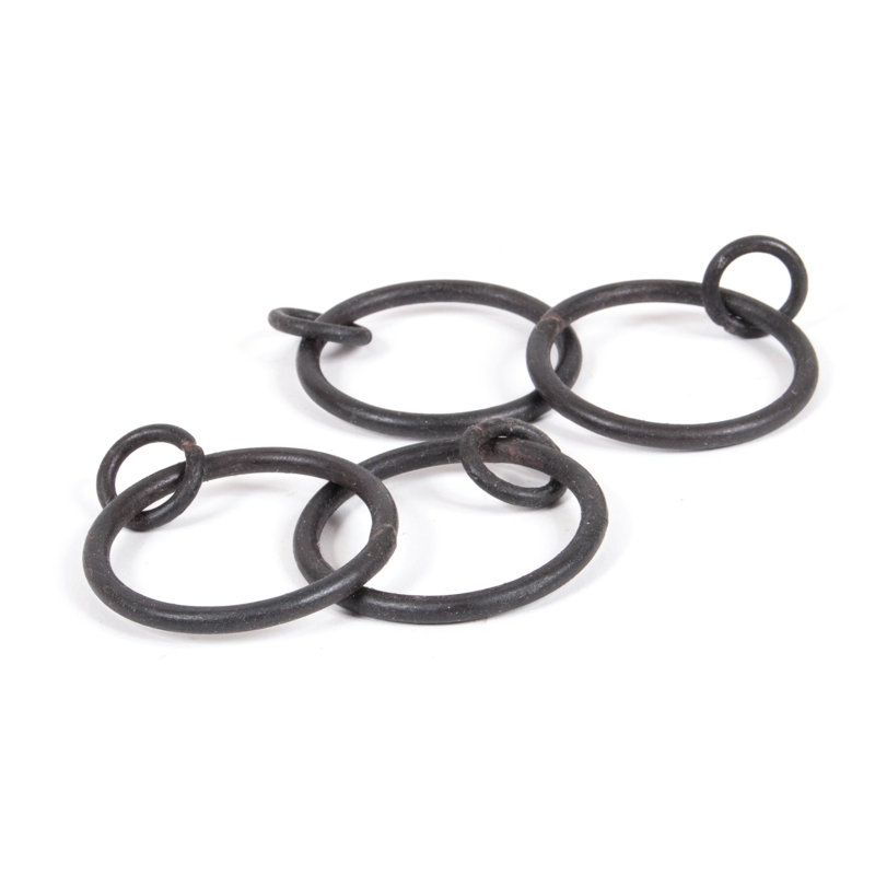 Curtain Rings Steel 5.2cm Curtain Rings, Beeswax