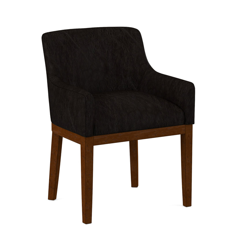 Upholstered Arm Chair, Applause Bajah Ruby, White