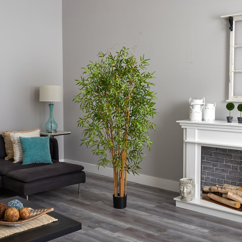 72'' Faux Bamboo Tree in Planter