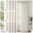 Memory‑Set Linen Textured Light‑Filtering Privacy Curtains for Living Room, Hook Pleat Design(Set of 2)-1591378963-1591378962