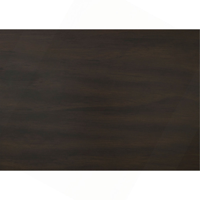 Table de chevet traditionnelle rustique avec tablette de rangement réglable au fini brun