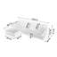 Canapé modulaire en forme de L de 111 po avec repose-pieds avec rangement-1266164434