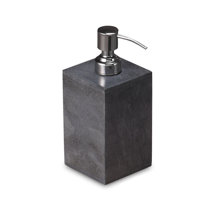 Floral Stoneware Soap Dispenser