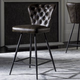 Rickman Upholstered Counter Stool with Metal Frame