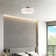 Flaire Linen Blend Semi Flush Mount