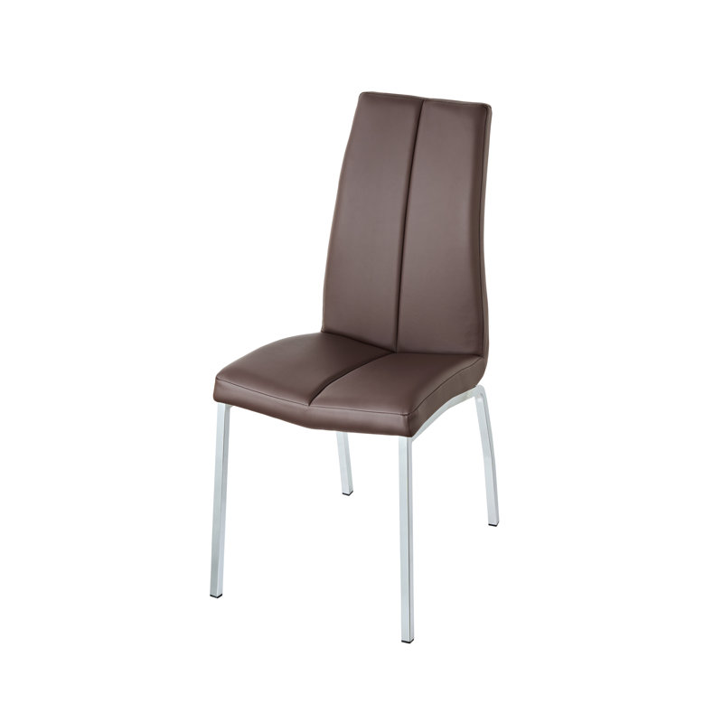 Upholstered Side Chair, Brown