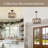 Luther Wood Semi Flush Mount