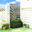 Metal Planter Box with Trellis