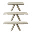 Table de salle à manger extensible en pierre frittée, style moderne pour la maison