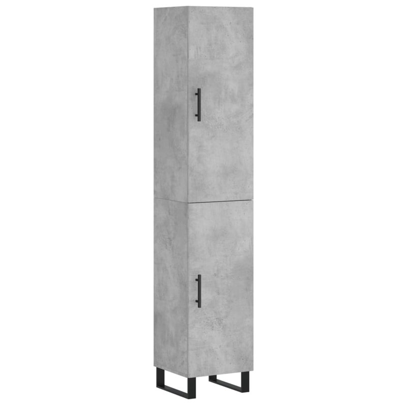 Nausica 34.5cm Sideboard, Concrete Grey