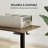 40 X 24 Inches Adjustable Metal Base Standing Desk-97812401