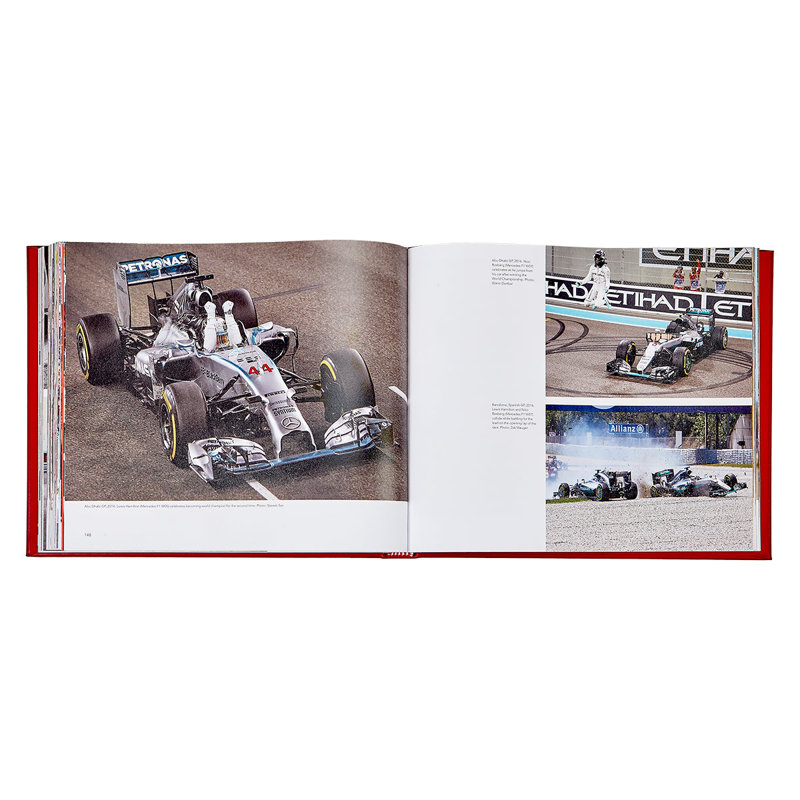 F1 Heroes Leather Bound Book