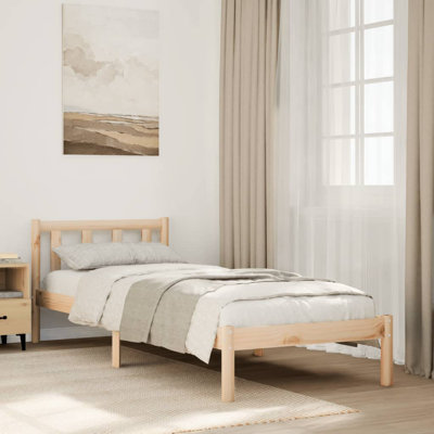 Deron Solid Wood Bed
