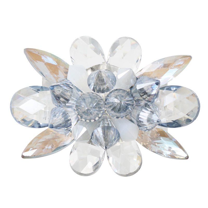 Spectra Napkin Ring Set, Glacier Blue