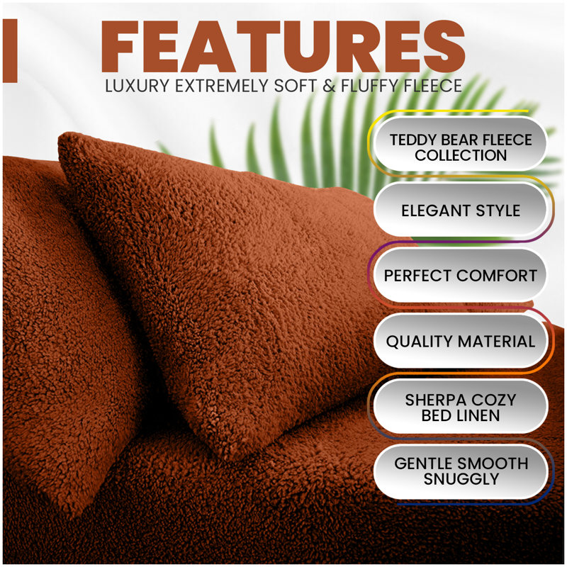  Teddy L75 x W50cm Medium Support Pillow, Burgundy