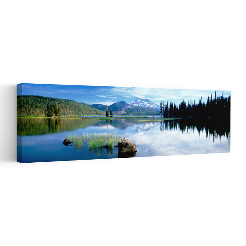 Cascade Mountains Oregon USA by Peter Adams - Wrapped Canvas Panoramic Print, 30.48 cm H x 91.44 cm W