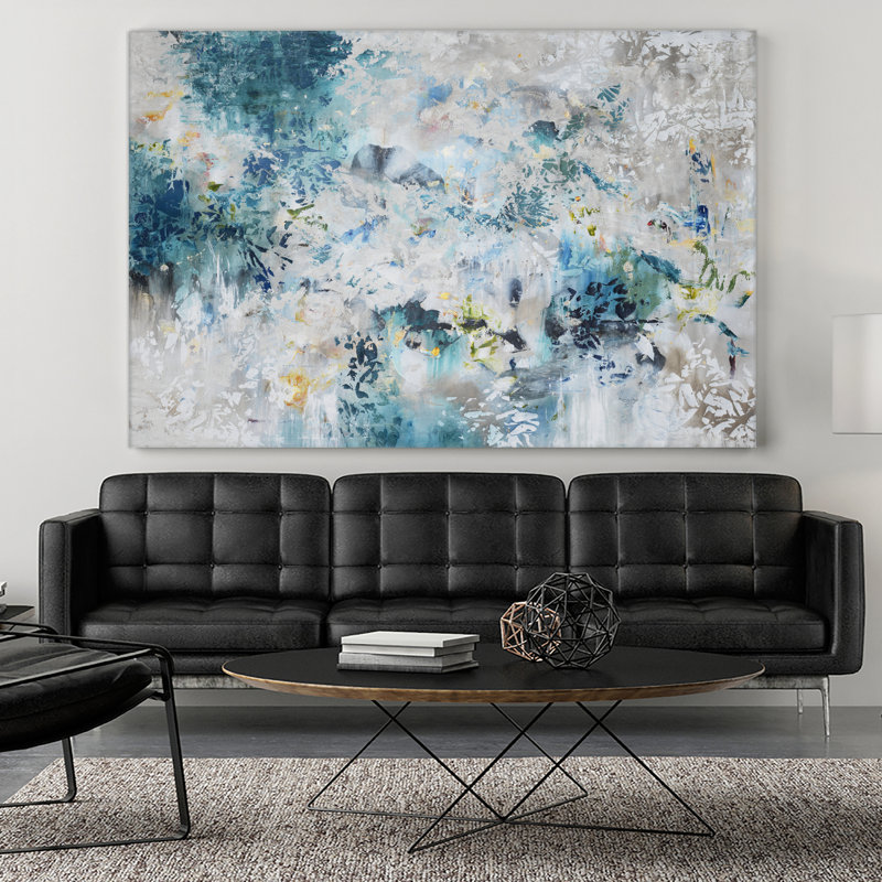 «Extinguing On Canvas» par Daleno, reproduction d'art, H 84 po x l 84 po x P 1,5 po