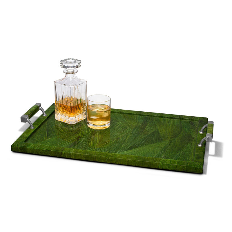 Decorative Tray, Marble, Green