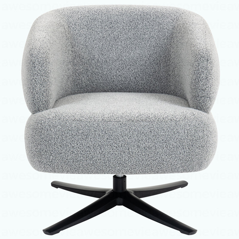 Fauteuil pivotant Cuddle-Style, convenant aux balcons, aux bureaux et aux salons, gris, Gris
