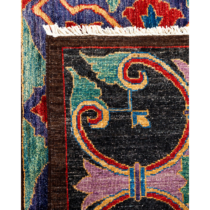 Eclectic One-of-a-Kind 12'3" x 17'7" Hand Knotted Area Rug