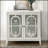 White Console Table with 2 Doors