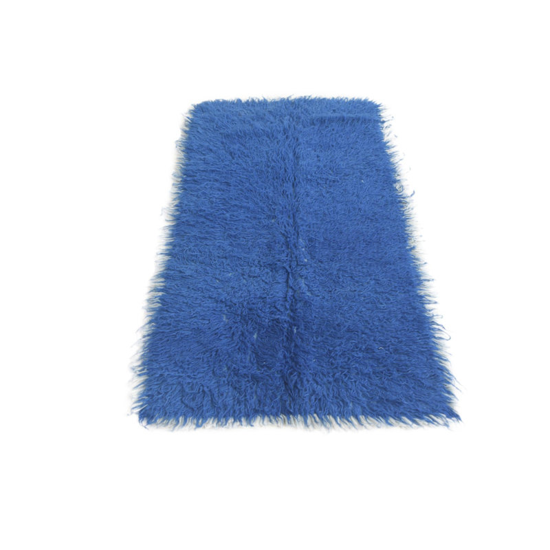 Tapis de couloir bleu Ottilie