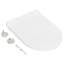 Alarik Soft Close D-Shaped Toilet Seat