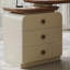Bureau rectangulaire en bois massif et en bois manufacturé brun noisette-421782806