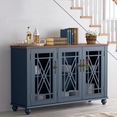 Anadia 3-Door Accent Cabinet with Adjustable Shelves
