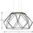 Roibin Dimmable LED Geometric Chandelier-1961461411