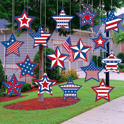 Ornement en forme d'étoile de Noël du 4 juillet Golon