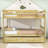 Keyen Convertible Twin Over Twin Wood Bunk Bed With Twin Trundle-1321528895