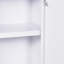 Armoire murale avec serrure 16 po x 21 po, acier à 3 niveaux, blanc, pour la salle de bain et la cuisine, améliore l'organisation de la sécurité verrouillable de votre rangement