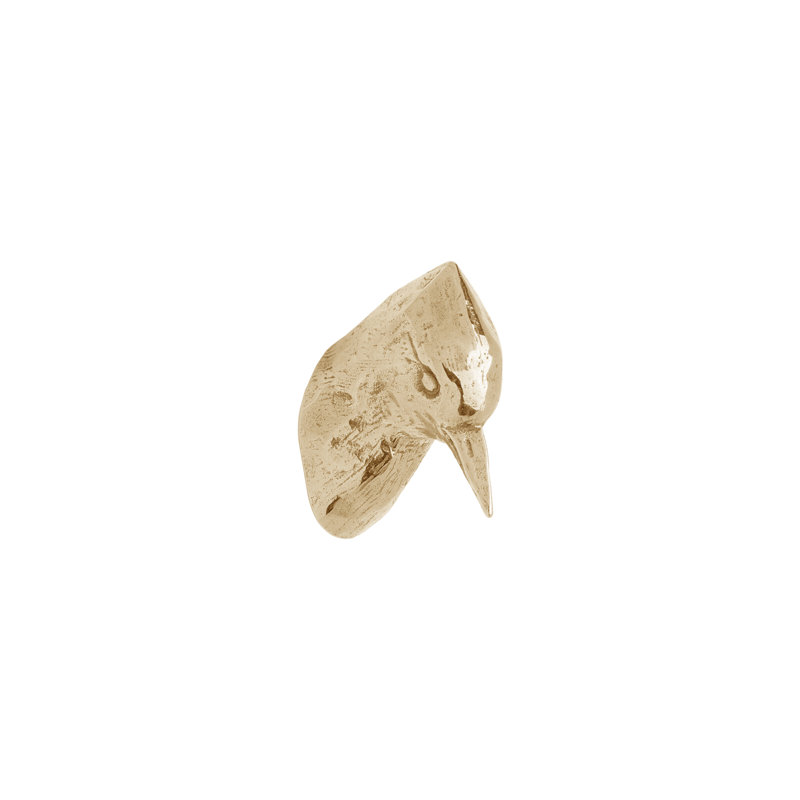 Bird Bronze Novelty Knob, Silicon Bronze Brushed