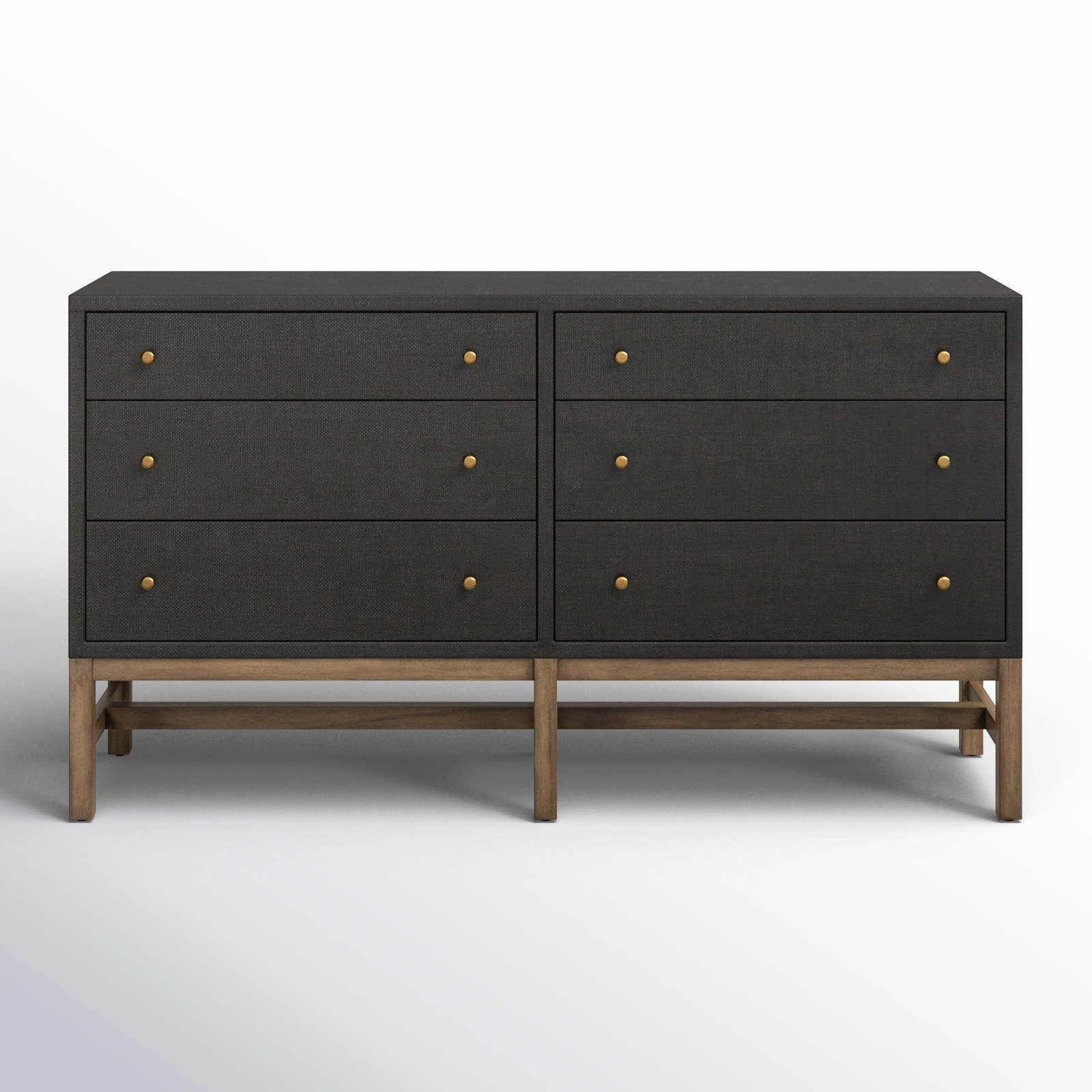 Birch Lane™ Hakana 6 Drawer Raffia Dresser & Reviews | Wayfair