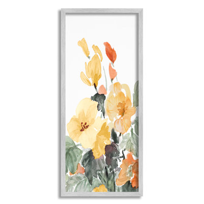 «Yellow Spring Blooms On Wood» par Lanie Loreth, reproduction