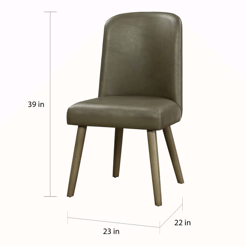 Cuir synthétique et chaise d'appoint